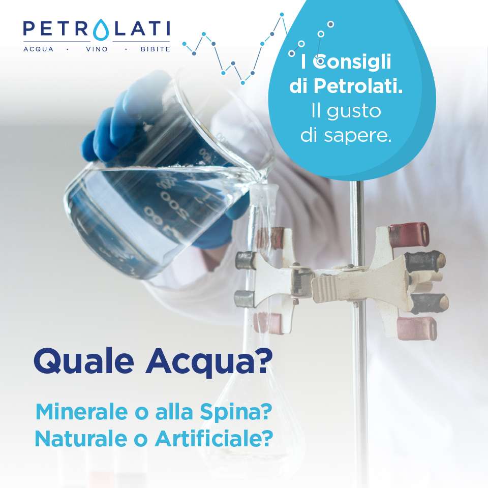 acqua minerale o artificiale