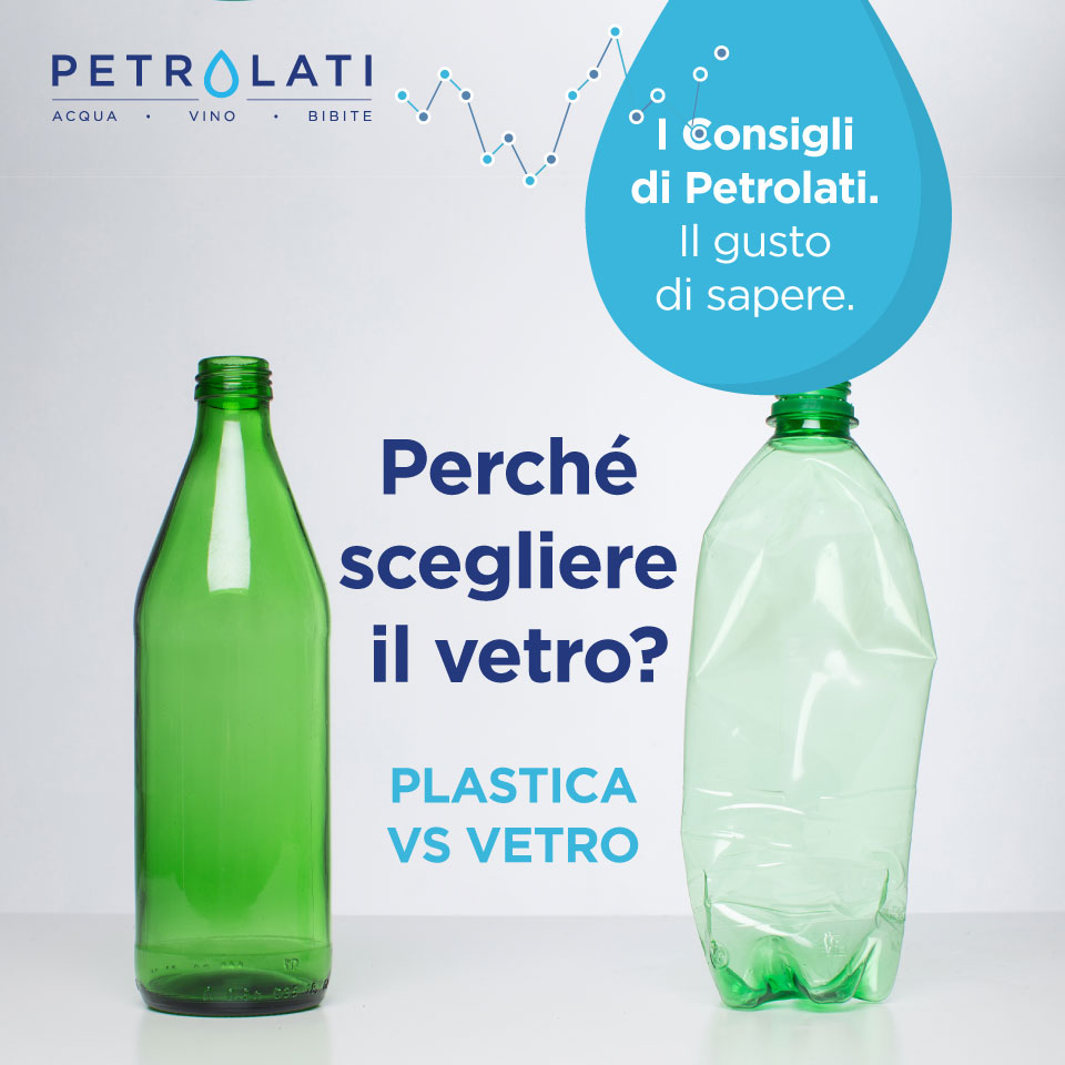 bottiglie vetro e plastica