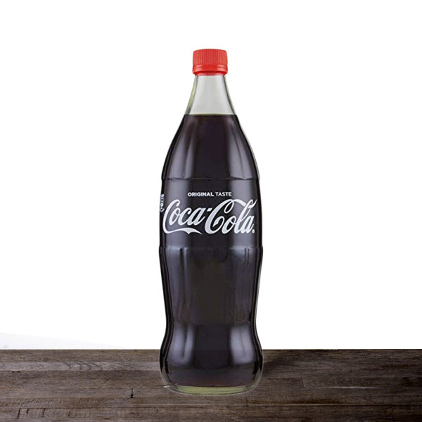 Coca Cola in bottiglia di vetro 1 litro, consegna a domicilio