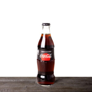 coca cola zero bottiglietta in vetro 1