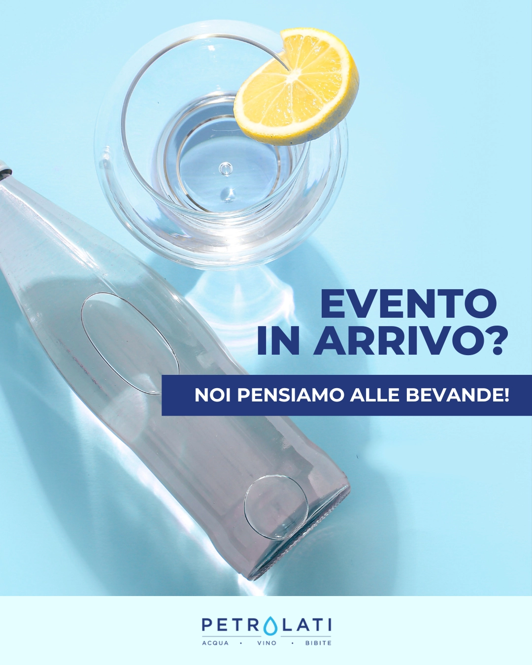 Evento fiera consegna bevande