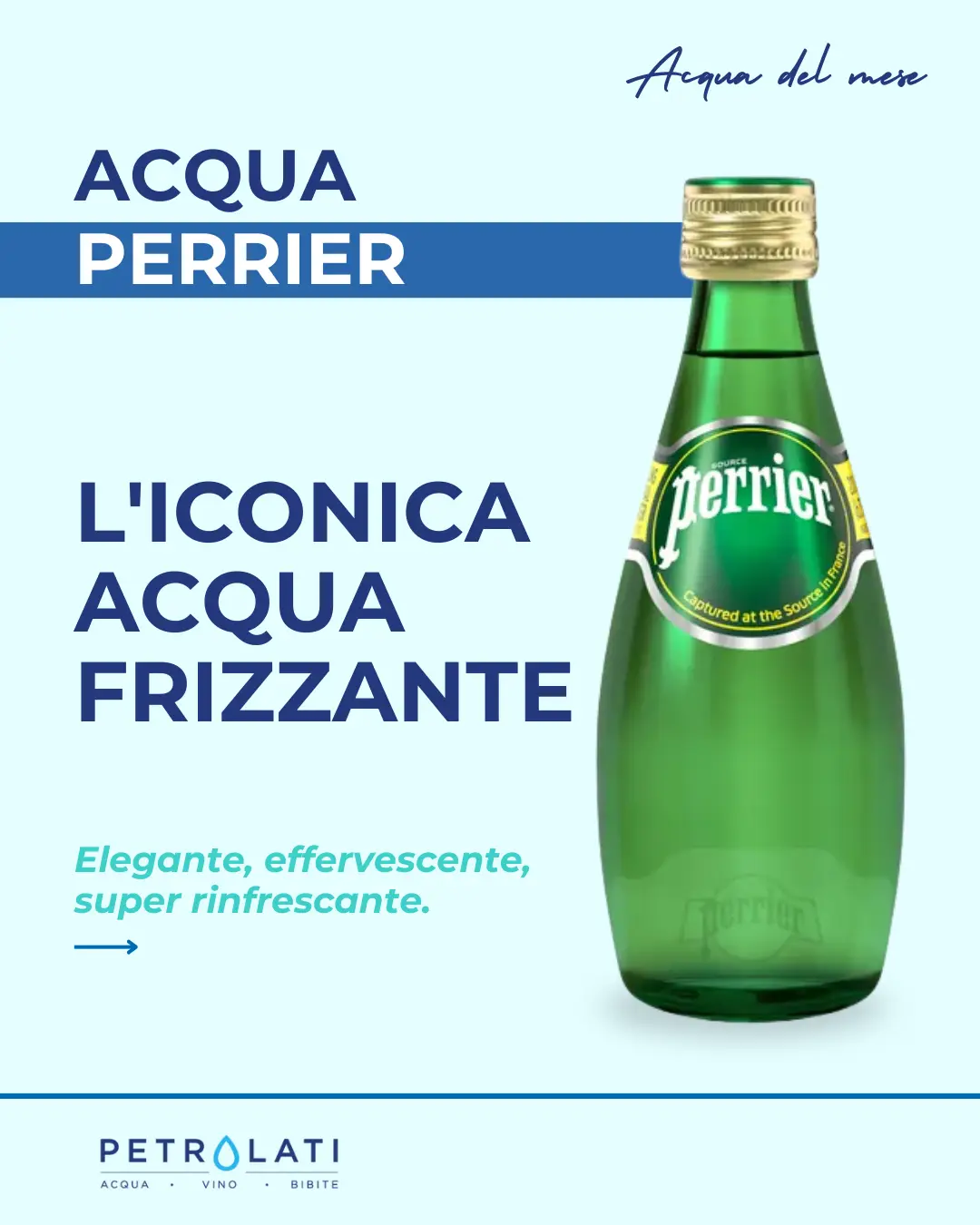acqua PERRIER consegna milano